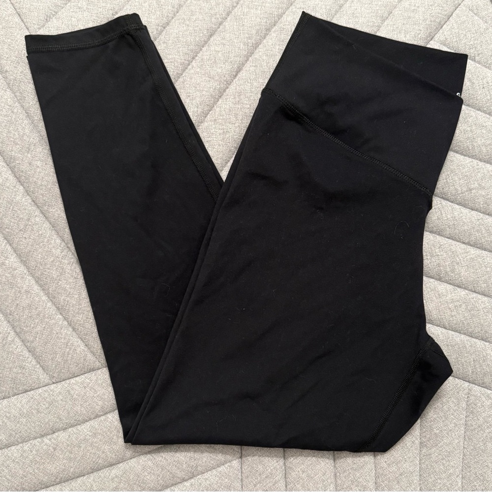 Lily & Lottie Cross Front Black Leggings
